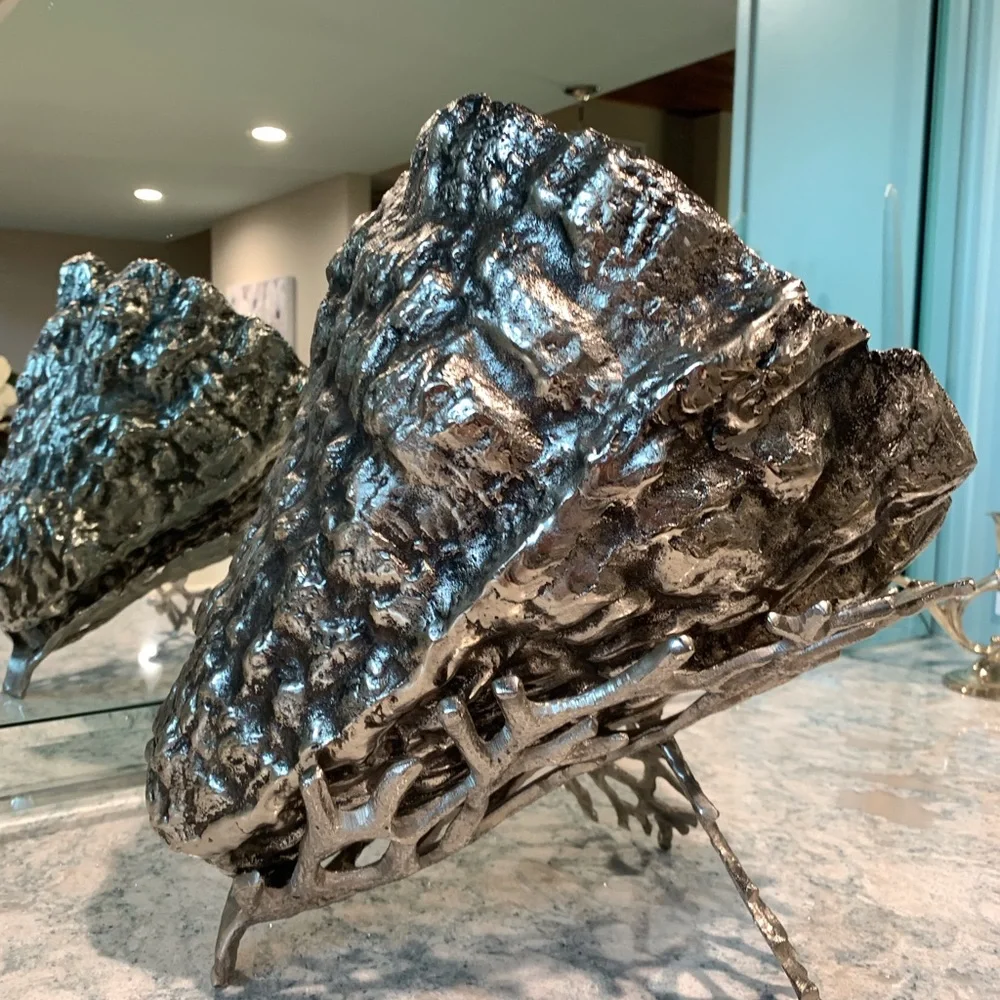 Lettuce Coral Beverage Chiller with Coral Stand by Z Gallerie